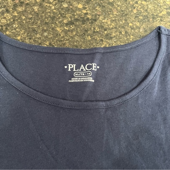 NWOT PLACE by Childrens Place Navy Long Sleeve Girls Skater Uniform School Dress - Picture 2 of 8